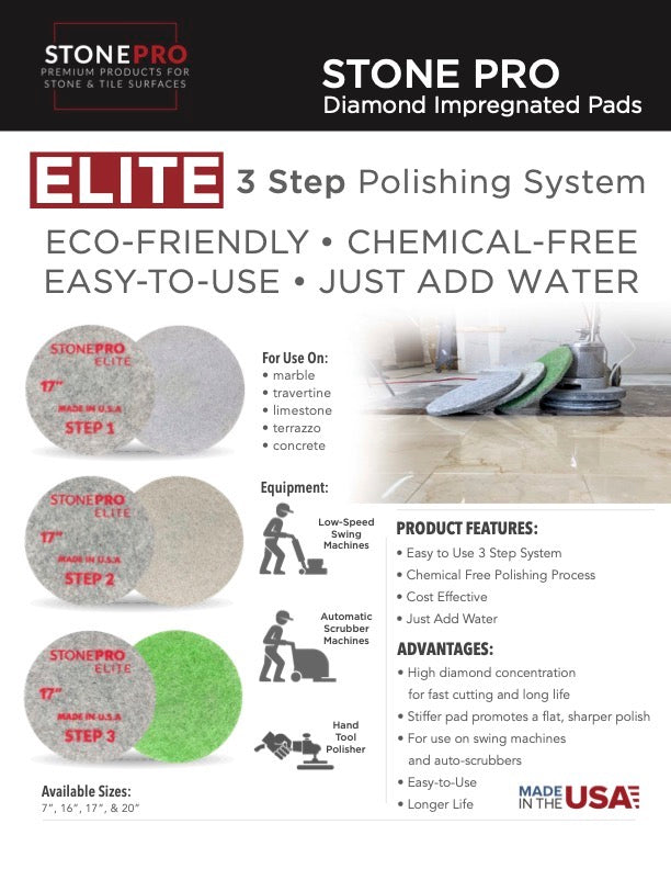 Elite Diamond Impregnated Pads