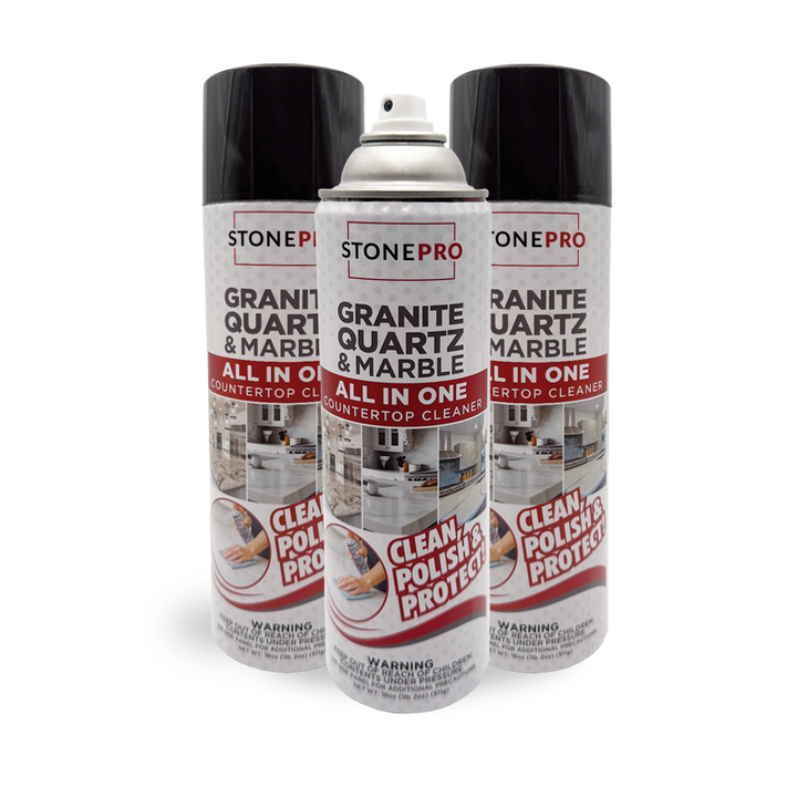 Granite, Quartz, & Marble All In One Countertop Cleaner Spray