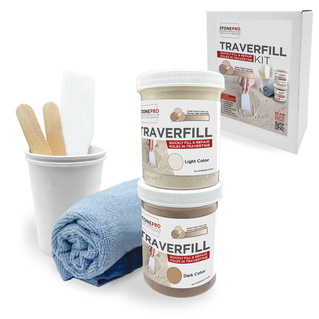 Traverfill Kit - Travertine Void Fill &amp; Repair