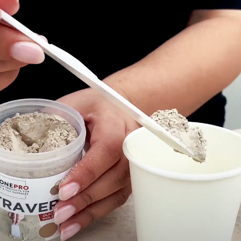 Traverfill Kit - Travertine Void Fill &amp; Repair